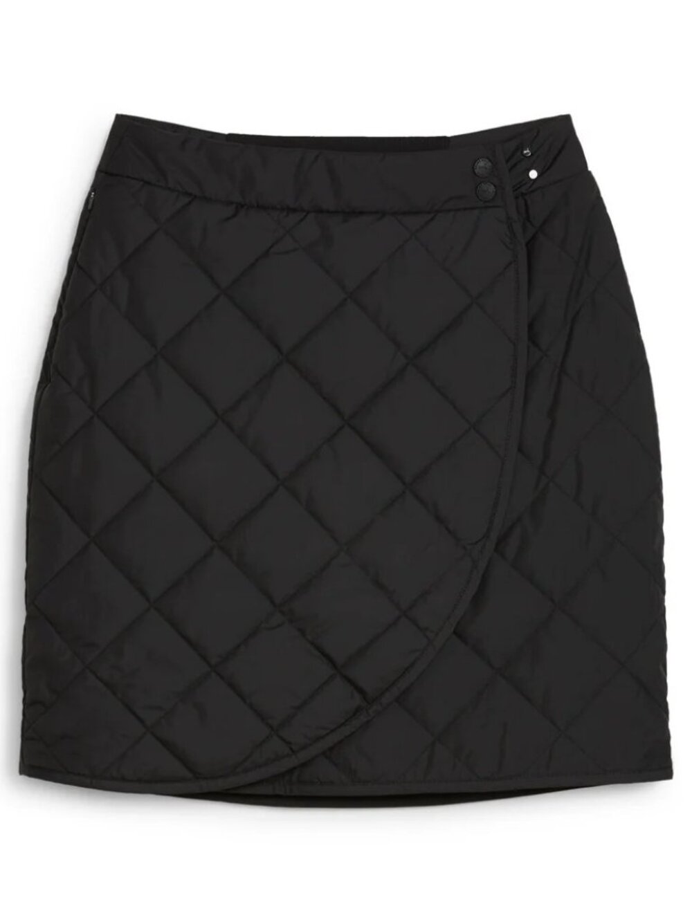 Puma Ladies Quilted Wrap Skirt in Black with Primaloft Insulation